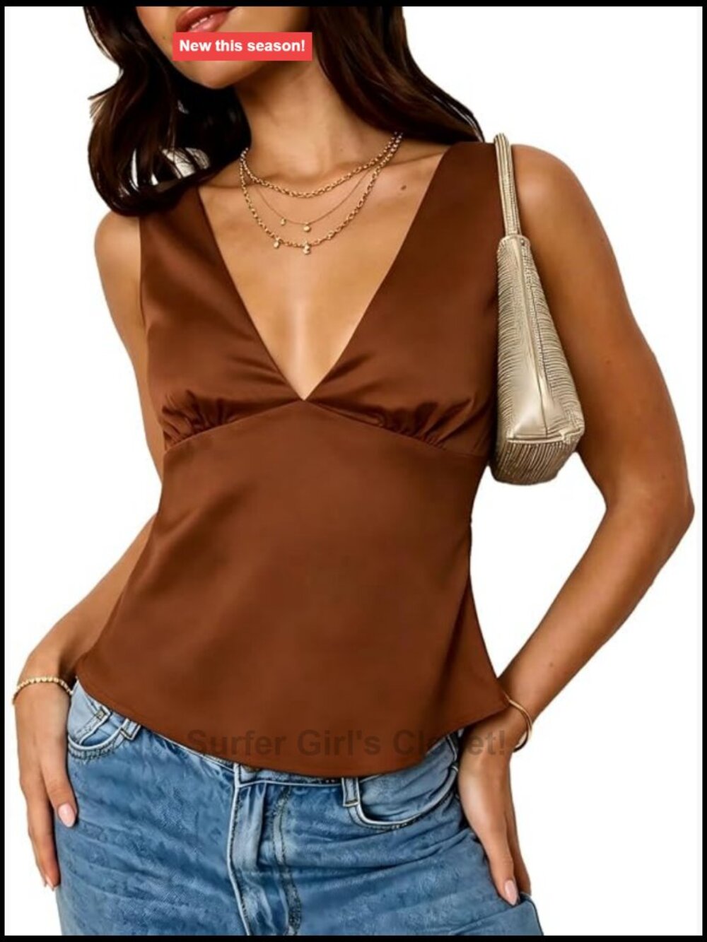 Satin V Neck Tank Top Women Sleeveless Tie Back Backless Crop Y2K Summer Silk